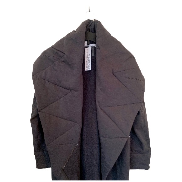 YOUNG FABULOUS & BROKE Gray Sandrine Cocoon Coat - Picture 6 of 8